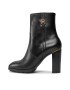 Tommy Hilfiger Боти Feminine Th Hardware Bootie FW0FW07540 Черен - Pepit.bg