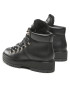 Tommy Hilfiger Боти Leather Outdoor Flat Boot FW0FW06725 Черен - Pepit.bg