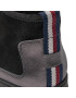 Tommy Hilfiger Боти Metallic Suede Snowboot FW0FW07850 Черен - Pepit.bg