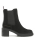 Tommy Hilfiger Боти Outdoor Chelsea Mid Heel Boot FW0FW06619 Черен - Pepit.bg