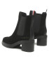 Tommy Hilfiger Боти Outdoor Chelsea Mid Heel Boot FW0FW06619 Черен - Pepit.bg