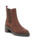 Tommy Hilfiger Боти Outdoor Chelsea Mid Heel Boot FW0FW06619 Кафяв - Pepit.bg