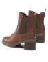 Tommy Hilfiger Боти Outdoor Chelsea Mid Heel Boot FW0FW06737 Кафяв - Pepit.bg