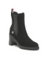 Tommy Hilfiger Боти Outdoor High Heel Boot FW0FW06739 Черен - Pepit.bg