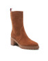 Tommy Hilfiger Боти Outdoor Mid Heel Boot FW0FW06620 Кафяв - Pepit.bg