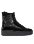 Tommy Hilfiger Боти Patent Laceup City Snow Boot FW0FW07841 Черен - Pepit.bg