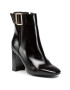 Tommy Hilfiger Боти Patent Square Toe Boot FW0FW05156 Черен - Pepit.bg