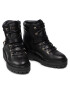 Tommy Hilfiger Боти Polished Leather Flat Boot FW0FW06042 Черен - Pepit.bg