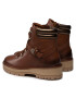 Tommy Hilfiger Боти Polished Leather Flat Boot FW0FW06042 Кафяв - Pepit.bg