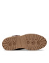 Tommy Hilfiger Боти Polished Leather Flat Boot FW0FW06042 Кафяв - Pepit.bg