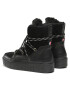 Tommy Hilfiger Боти Snow Boot Monogram FW0FW06852 Черен - Pepit.bg