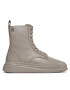 Tommy Hilfiger Боти Sporty Leather Flat Boot FW0FW07799 Бежов - Pepit.bg