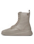 Tommy Hilfiger Боти Sporty Leather Flat Boot FW0FW07799 Бежов - Pepit.bg