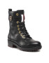Tommy Hilfiger Боти Th Essentials Biker Boot FW0FW05947 Черен - Pepit.bg