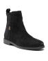 Tommy Hilfiger Боти Th Essentials Flat Boot FW0FW05995 Черен - Pepit.bg