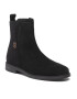 Tommy Hilfiger Боти Th Essentials Flat Boot FW0FW06740 Черен - Pepit.bg