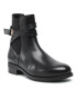 Tommy Hilfiger Боти Th Hardware On Belt Flat Boot FW0FW05967 Черен - Pepit.bg