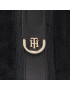 Tommy Hilfiger Боти Th Hardware Suede Flat Boot FW0FW05974 Черен - Pepit.bg