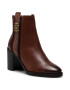 Tommy Hilfiger Боти Th Interlock High Heel Boot FW0FW05192 Кафяв - Pepit.bg