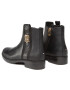 Tommy Hilfiger Боти Th Interlock Leather Flat Boot FW0FW05181 Черен - Pepit.bg