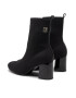 Tommy Hilfiger Боти Th Logo High Heel Sock Boot FW0FW06539 Черен - Pepit.bg