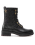 Tommy Hilfiger Боти Th Monogram Biker Boot FW0FW06817 Черен - Pepit.bg