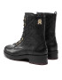 Tommy Hilfiger Боти Th Monogram Biker Boot FW0FW06817 Черен - Pepit.bg