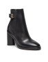 Tommy Hilfiger Боти Th Monogram Hardware Heel Boot FW0FW06006 Черен - Pepit.bg