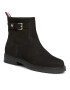 Tommy Hilfiger Боти Thermo Nubuck Belt Bootie FW0FW07478 Черен - Pepit.bg