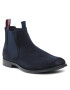 Tommy Hilfiger Боти тип челси Casual Suede Chelsea FM0FM03768 Тъмносин - Pepit.bg