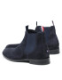 Tommy Hilfiger Боти тип челси Casual Suede Chelsea FM0FM03768 Тъмносин - Pepit.bg