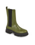 Tommy Hilfiger Боти тип челси Essential Leather Chelsea Boot FW0FW07490 Зелен - Pepit.bg