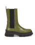 Tommy Hilfiger Боти тип челси Essential Leather Chelsea Boot FW0FW07490 Зелен - Pepit.bg