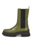 Tommy Hilfiger Боти тип челси Essential Leather Chelsea Boot FW0FW07490 Зелен - Pepit.bg