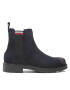 Tommy Hilfiger Боти тип челси Rwb Hilfiger Suede Chelsea FM0FM04202 Тъмносин - Pepit.bg