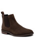 Tommy Hilfiger Боти тип челси Signature Hilfiger Suede Chelsea FM0FM04175 Кафяв - Pepit.bg