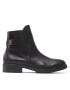 Tommy Hilfiger Боти тип челси Th Leather Flat Boot FW0FW06749 Черен - Pepit.bg