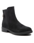 Tommy Hilfiger Боти тип челси Th Suede Flat Boot FW0FW06750 Черен - Pepit.bg