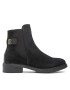 Tommy Hilfiger Боти тип челси Th Suede Flat Boot FW0FW06750 Черен - Pepit.bg
