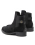 Tommy Hilfiger Боти тип челси Th Suede Flat Boot FW0FW06750 Черен - Pepit.bg