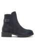 Tommy Hilfiger Боти тип челси Th Suede Flat Boot FW0FW06750 Тъмносин - Pepit.bg