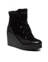 Tommy Hilfiger Боти Warmlined Mid Wedge Boot FW0FW05990 Черен - Pepit.bg