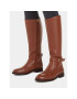 Tommy Hilfiger Ботуши Elevated Essential Longboot FW0FW07484 Кафяв - Pepit.bg