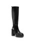 Tommy Hilfiger Ботуши Elevated Plateau Longboot FW0FW07545 Черен - Pepit.bg