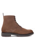 Tommy Hilfiger Ботуши Elevated Rounded Suede FM0FM03794 Кафяв - Pepit.bg