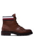 Tommy Hilfiger Ботуши Elevated Rwb Collar Lth Boot FM0FM03825 Кафяв - Pepit.bg