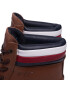 Tommy Hilfiger Ботуши Elevated Rwb Collar Lth Boot FM0FM03825 Кафяв - Pepit.bg