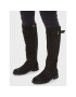 Tommy Hilfiger Ботуши Essential Nubuck Belt Longboot FW0FW07656 Черен - Pepit.bg