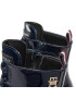 Tommy Hilfiger Ботуши Lace-Up Bootie T4A5-32412-0775 S Тъмносин - Pepit.bg