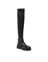 Tommy Hilfiger Ботуши Stretch Monochromatic Longboot FW0FW07611 Черен - Pepit.bg